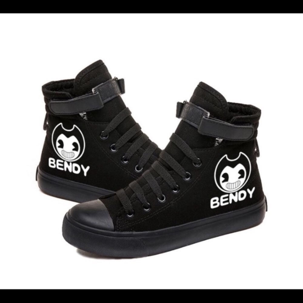 Bendy and the Ink Machine high tops.